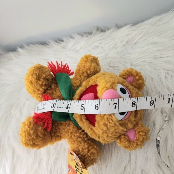 Vintage 1987 Baby Fozzie Bear Muppet Plush with Scarf 8” - Picture 5 of 7
